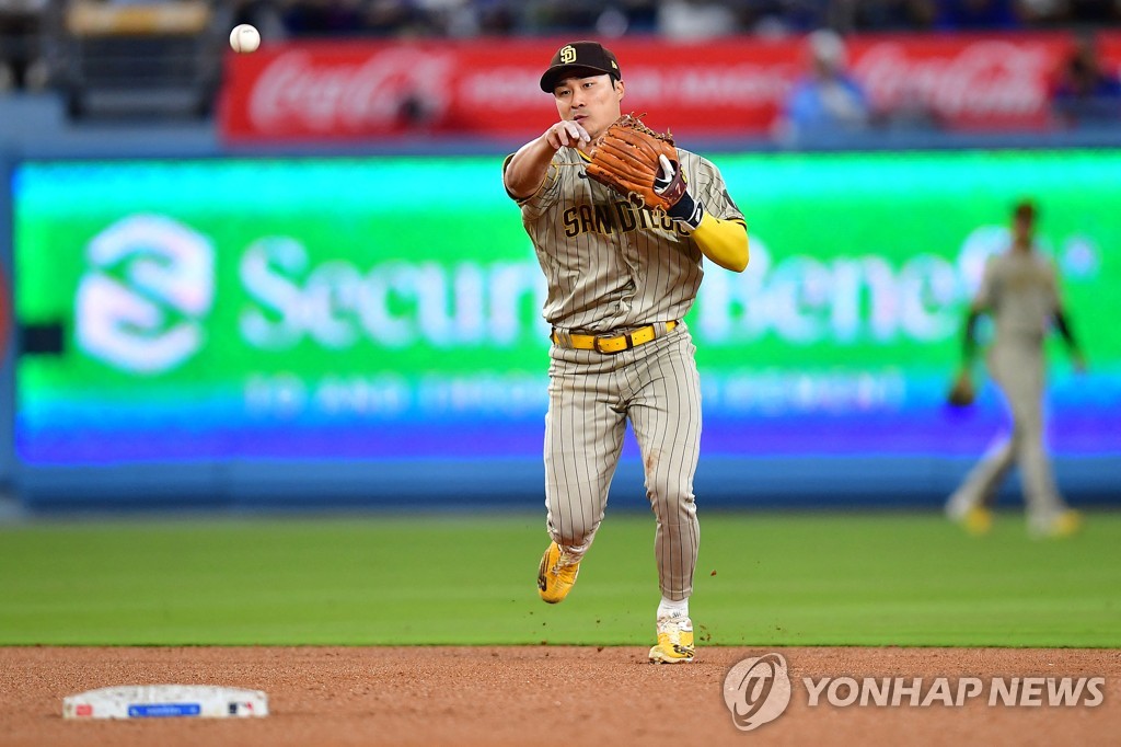 김하성 "빅리그 3년차, 골드 글러브 수상 가능성 있다고 생각해"