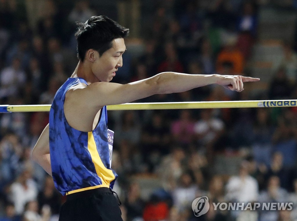 우상혁, 피렌체 다이아몬드리그 2ｍ30으로 2위…우승은 해리슨