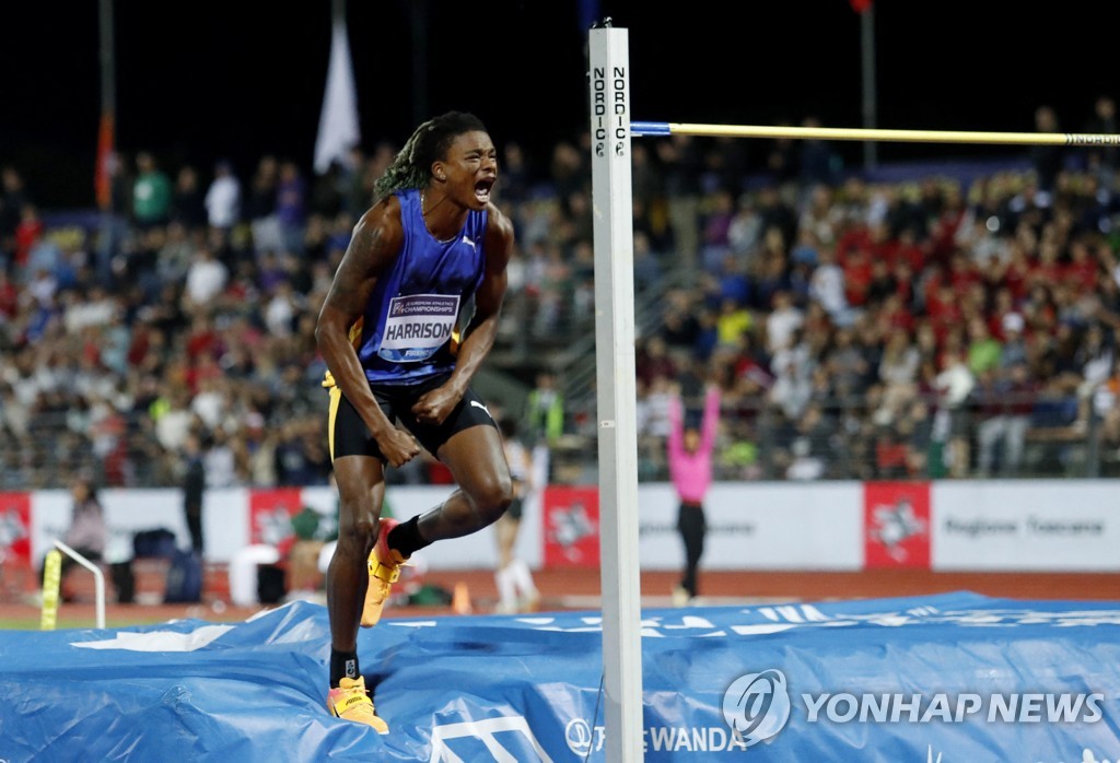 우상혁, 피렌체 다이아몬드리그 2ｍ30으로 2위…우승은 해리슨