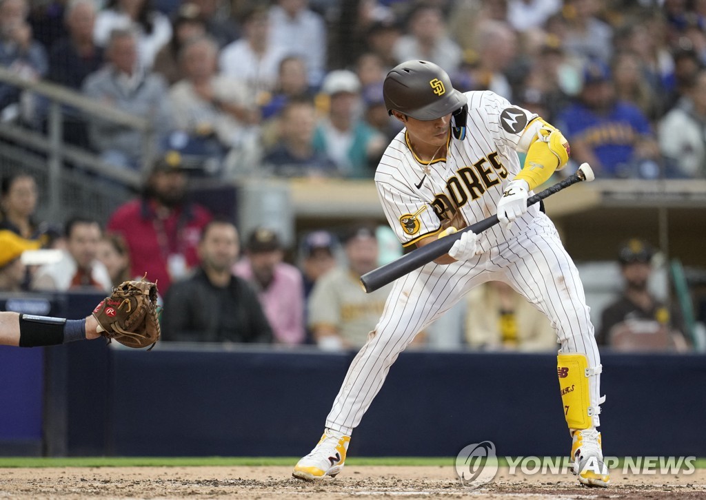 MLB 샌디에이고 김하성, 시애틀전서 3타수 무안타…타율 0.247