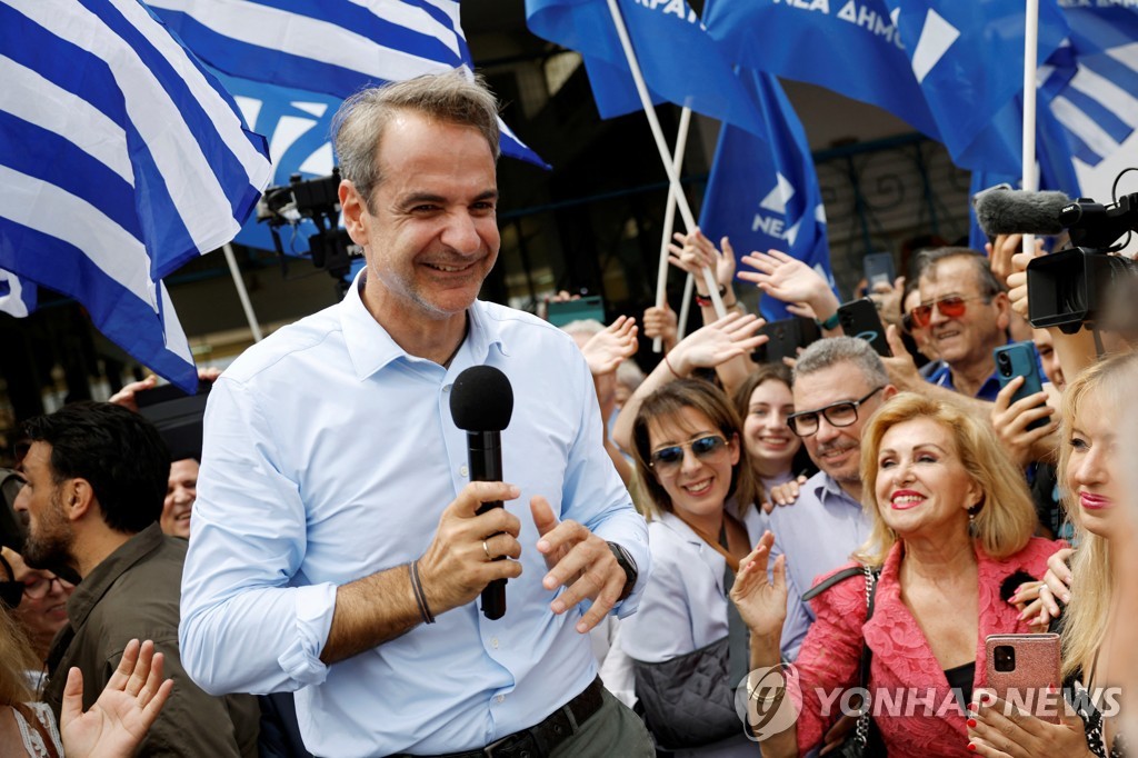 그리스 25일 2차 총선…경제 회복 이끈 집권당 과반 의석 전망
