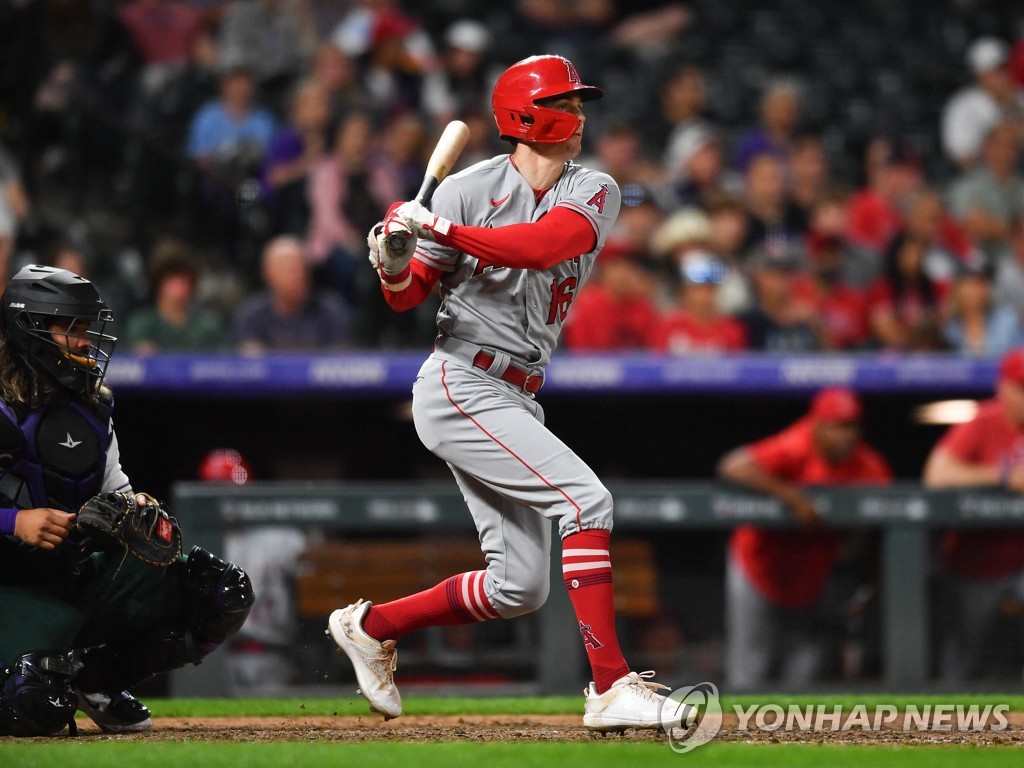 MLB 에인절스, 콜로라도전서 대폭발…100년 만에 24점 차 승리