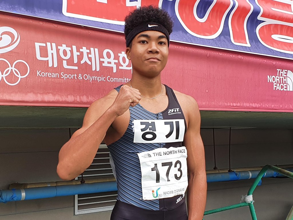 조엘진, 개인 최고 10초50…아시아주니어육상 남자 100ｍ 4위