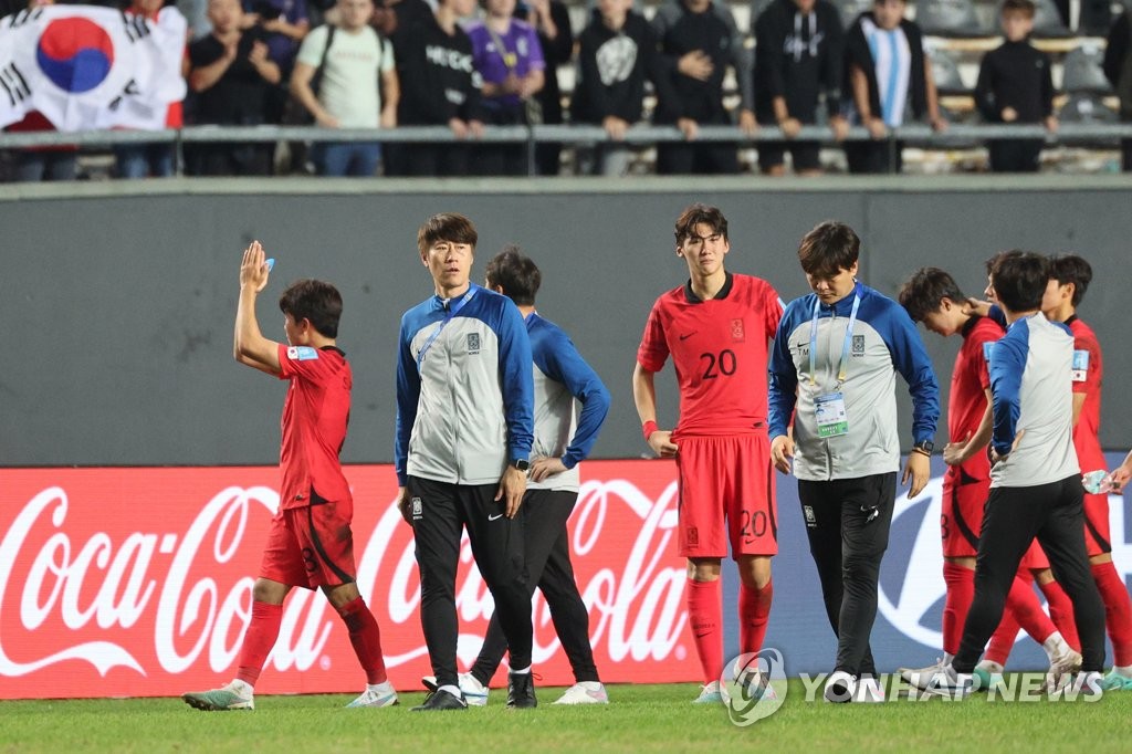 [U20월드컵] 패배 잊고 '책임감'으로 다시 뛴다…김은중호, 차분한 회복훈련