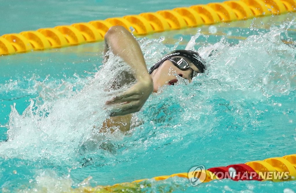 황선우, 자유형 100ｍ 47초79로 우승…시즌 세계랭킹 4위 기록