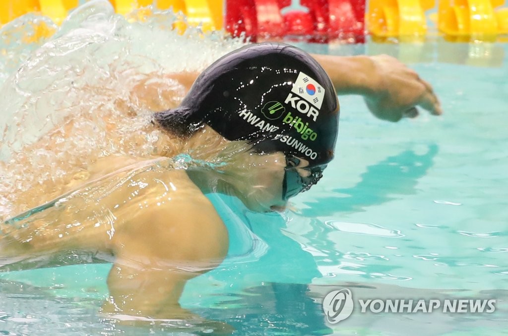 2년 만에 자유형 100ｍ 47초대 진입한 황선우 "뒷심 보완 목표"