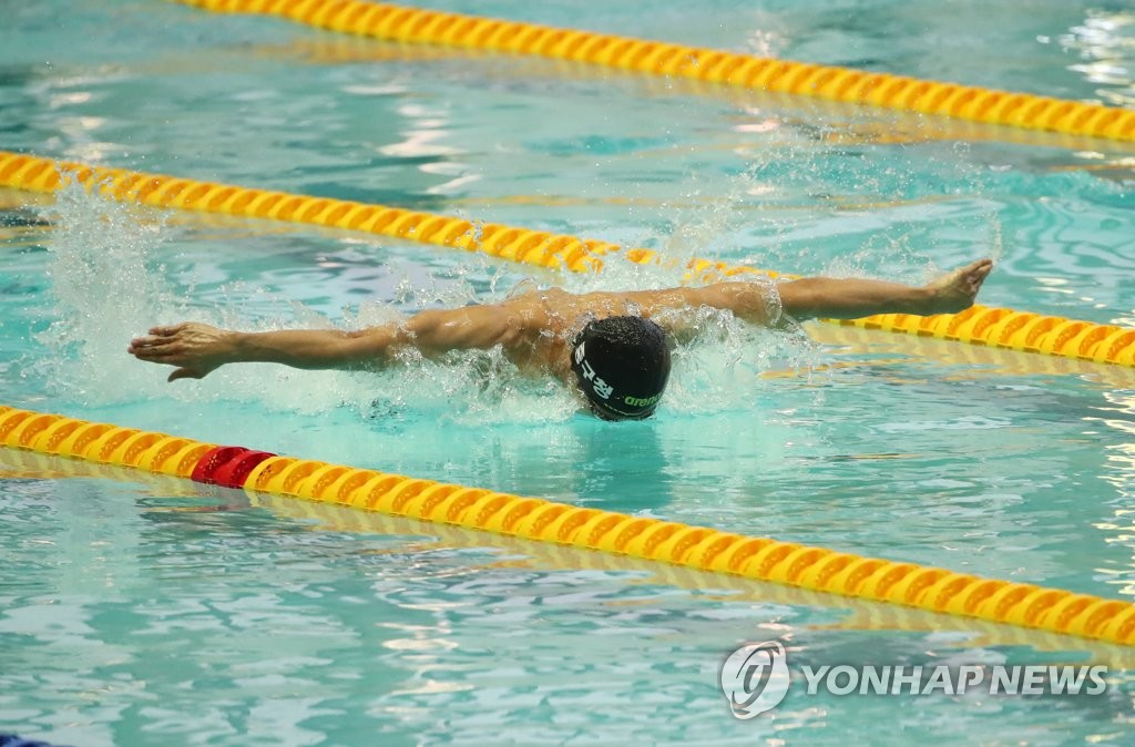 '접영 간판' 백인철 후쿠오카 세계선수권 소망 '드레슬 수영모'