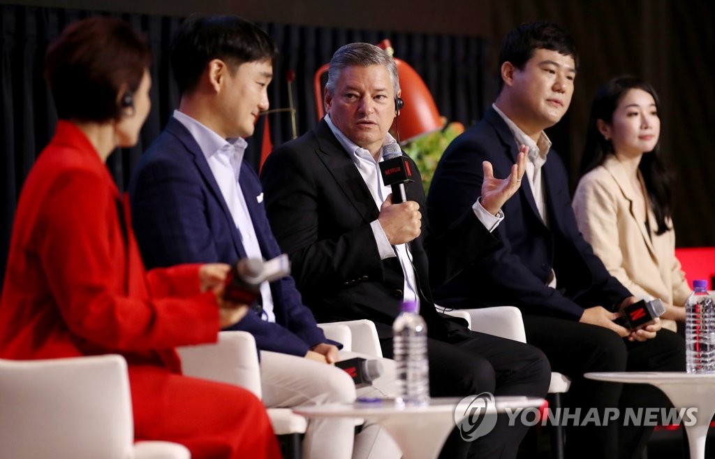 넷플릭스CEO "K콘텐츠 스토리텔링에 강점…미래에 투자할 것"(종합)