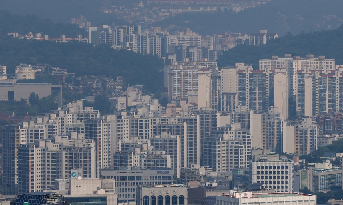 서울 남산에서 바라본 서울 아파트 전경. 사진=연합뉴스