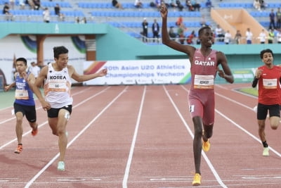 배건율, 아시아주니어육상선수권 남자 400ｍ 2위…46초73