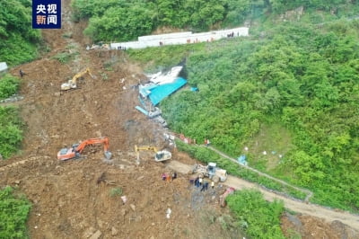 중국 서남부 쓰촨서 대규모 산사태…19명 사망(종합)