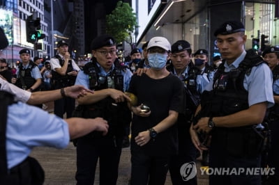 홍콩서 톈안먼 민주화시위 여론조사 발표 취소…"당국 지시"