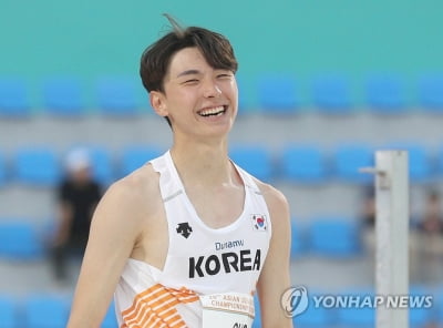 최진우, 아시아주니어육상선수권 남자 높이뛰기 2위…2ｍ20