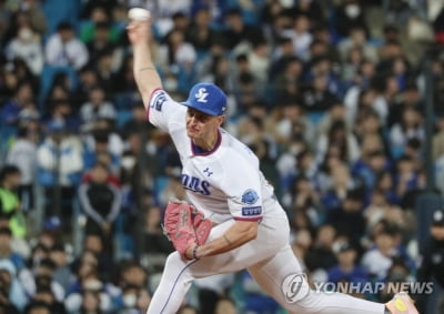 삼성 뷰캐넌, 오른손등 통증으로 이탈…로테이션 어쩌나