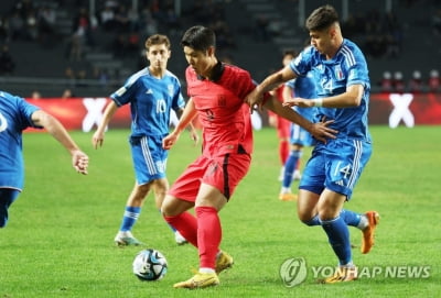 [U20월드컵] 눈물 삼킨 이영준 "우린 포기 안해…하던 대로 끝까지"(종합)