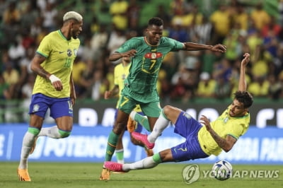 브라질 축구, 세네갈에 2-4 패배…9년 만에 4실점 이상 '수모'
