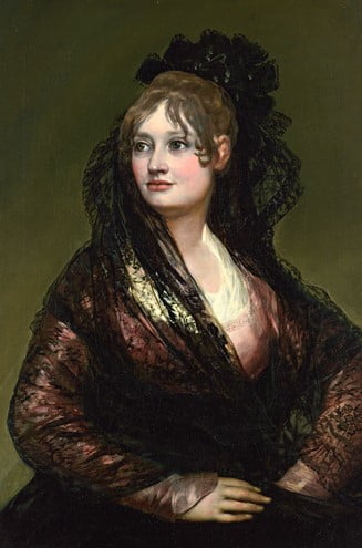 '도냐 이사벨 카보스 데 포르셀의 초상'(1805). 고야의 초상화 중에서도 손꼽히는 수작 중 하나다. 지금 국립중앙박물관 기획전시실에서 전시 중이다. /영국 내셔널갤러리 소장