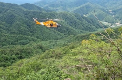 원주 감악산 등반 중 낙석 맞고 추락…50대 남성 심정지