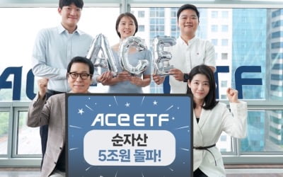 순자산 5조 넘긴 한투운용 'ACE ETF'…"연초대비 75% 성장"