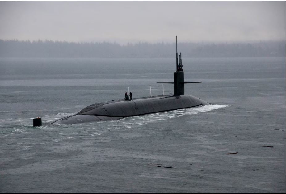 미국 오하이오급 전략핵 잠수함 '켄터키'/ 미 해군 