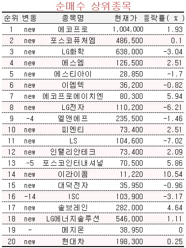 [마켓PRO] "2차전지 아직 안 끝났다" 이번엔 에코프로 쓸어담는 초고수들