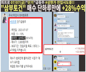 ◈오늘 급등종목 매수하는 법◈ “대박주” 공개[다산네트웍스 / 삼부토건 후속타]