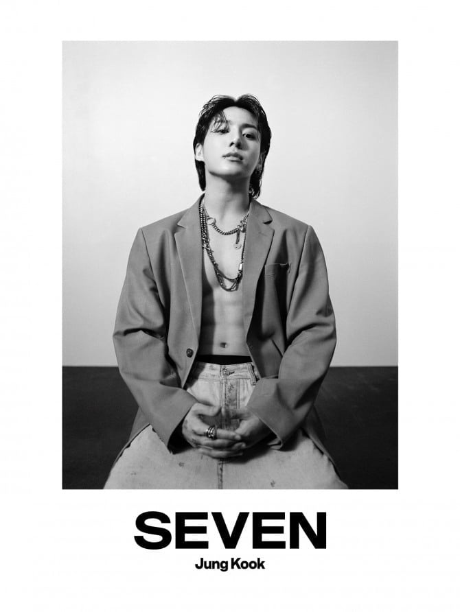 방탄소년단 정국, 글로벌 팝스타 우뚝…‘Seven’으로 스포티파이 4일째 1위+오리콘 주간 랭킹 정상