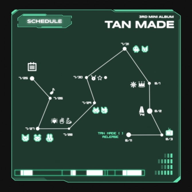 TAN, 내달 11일 세 번째 미니 앨범으로 컴백