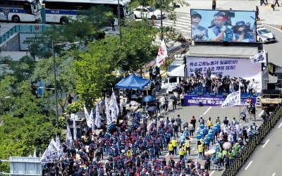 민노총, 정치파업 돌입…경제6단체 "경기회복에 찬물"