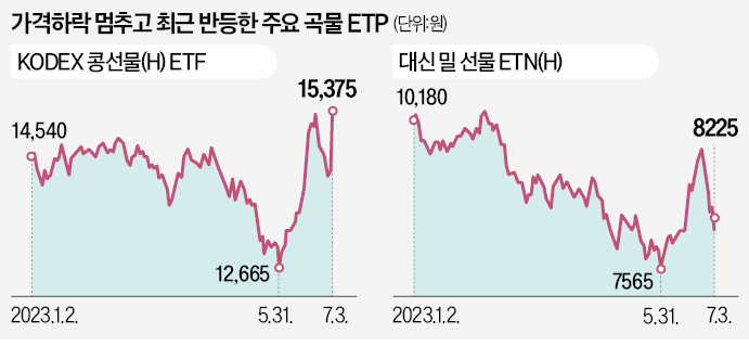 "올 여름 슈퍼 엘니뇨로 기상이변"…곡물 ETF·ETN 들썩