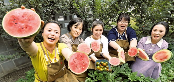 [포토] 시원달달 애플수박 드셔보세요