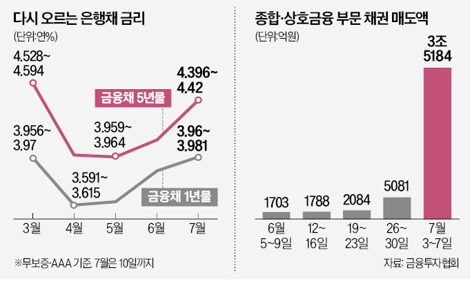 새마을금고發 은행채 불안…금리 오르나