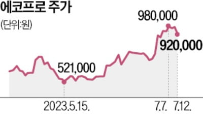 황제株 에코프로 '어닝쇼크'