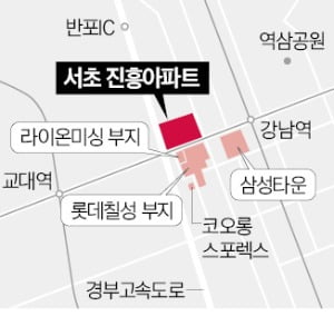 서초 진흥, 50층 주상복합으로…강남역 주변 확 바뀐다