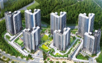 위파크 더 센트럴, 광주 민간공원 아파트…중대형 구성