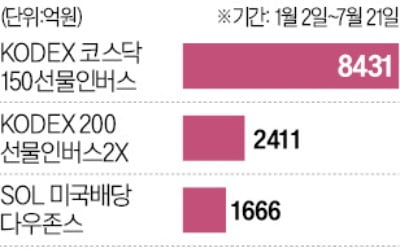 개미가 사랑한 ETF, 수익률 뚝·뚝