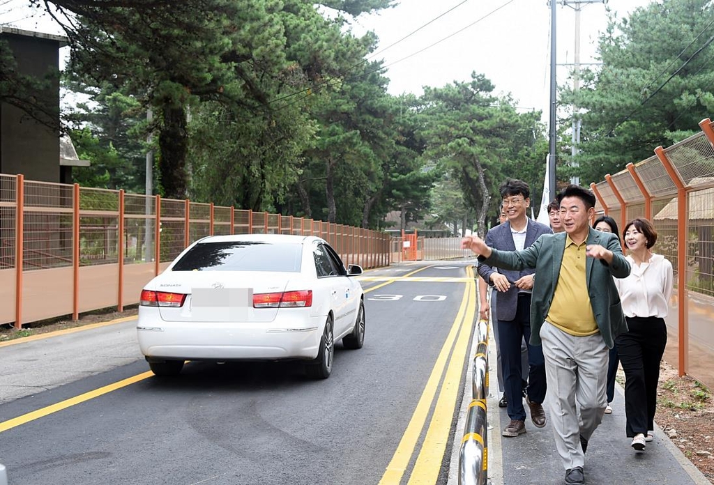 의정부시, 반환 미군기지 관통 임시 도로 1㎞ 개통