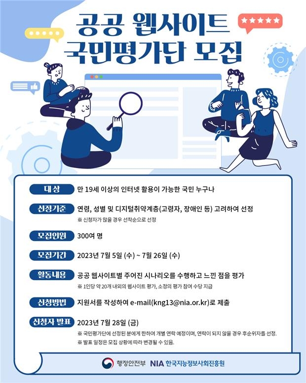 공공 앱과 누리집, 국민이 직접 평가한다