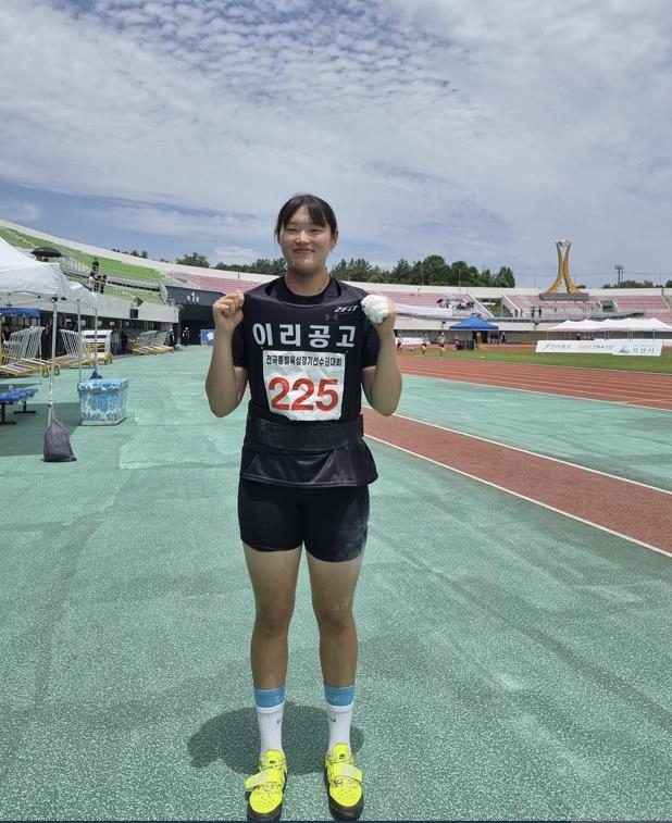 김태희, 석 달 연속 여자해머던지기 한국 고등부 신기록…61ｍ24(종합)