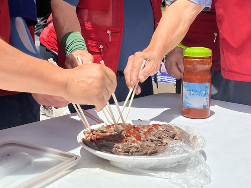 서울 한복판서 '개고기 시식'까지…커지는 개 식용 논란