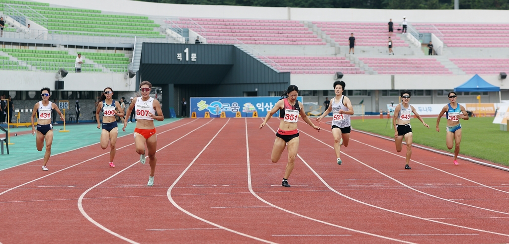 항저우AG 대표 이재성, 종별육상 대학부 100ｍ 10초33으로 우승