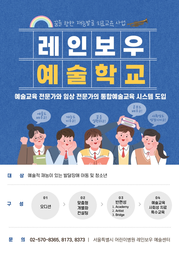 어린이병원, 발달장애아동 재능 키우는 레인보우예술센터 개관