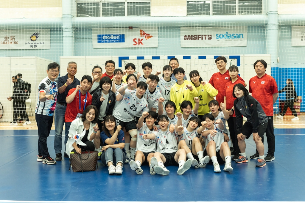 한국, 4년만에 아시아 여자주니어핸드볼 정상 탈환…중국 완파