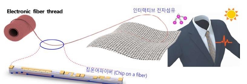 [대학人] (27) '실 위에 반도체 만든다' 전자섬유 연구자 김태욱 교수