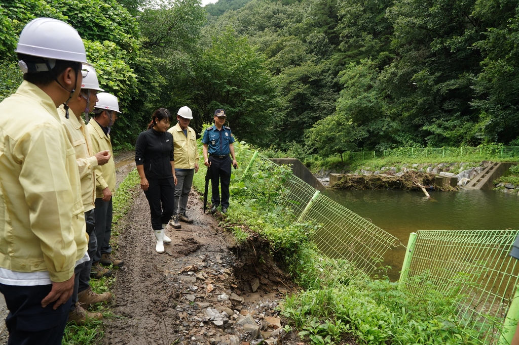 산림청·경찰청, 384명 투입 산사태 우려지역 현장 점검