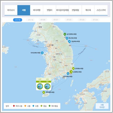 제주 곽지·부산 다대포 등 8개 해수욕장 '서핑지수' 제공