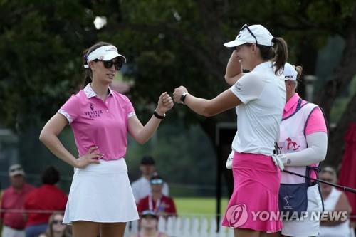 이미향-이정은, LPGA 2인 1조 대회 3R 공동 10위