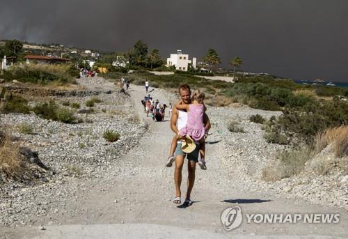 알제리서 산불로 34명 사망…"48도 기록적 폭염에 화재 기승"