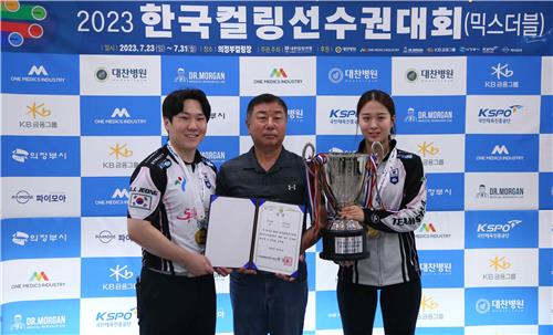 김지윤-정병진, 2년 연속 컬링 믹스더블 국가대표 선발