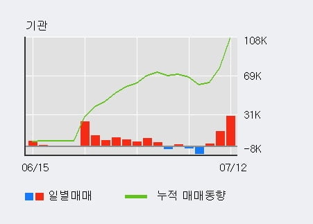 '솔브레인' 52주 신고가 경신, 전일 기관 대량 순매수